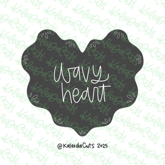 Wavy Heart Cookie Cutter