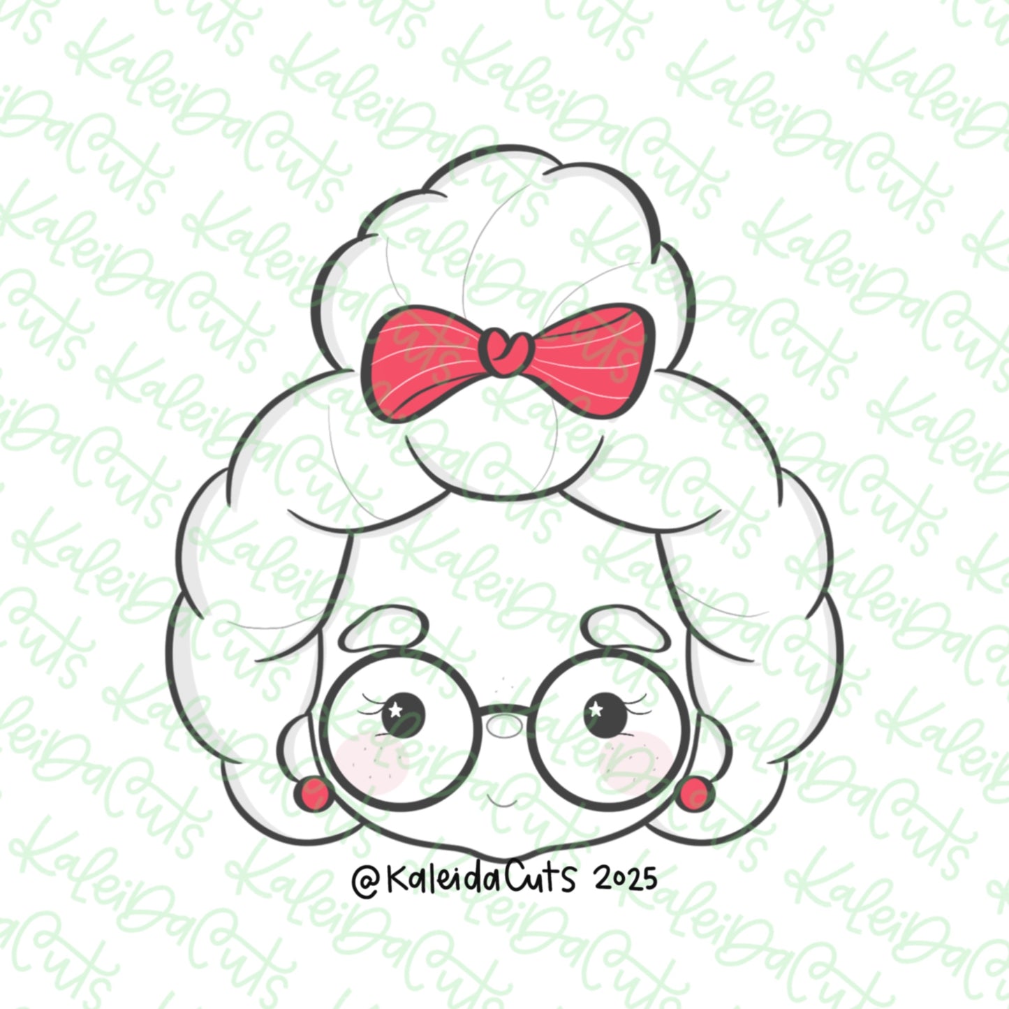 2025 Mrs Claus Cookie Cutter