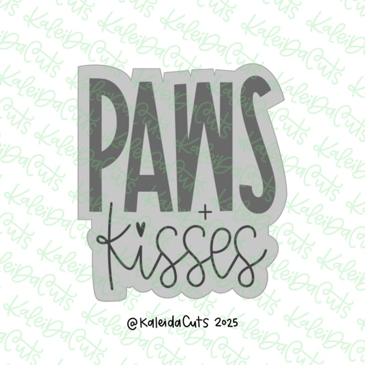 Paws & Kisses Cookie Cutter