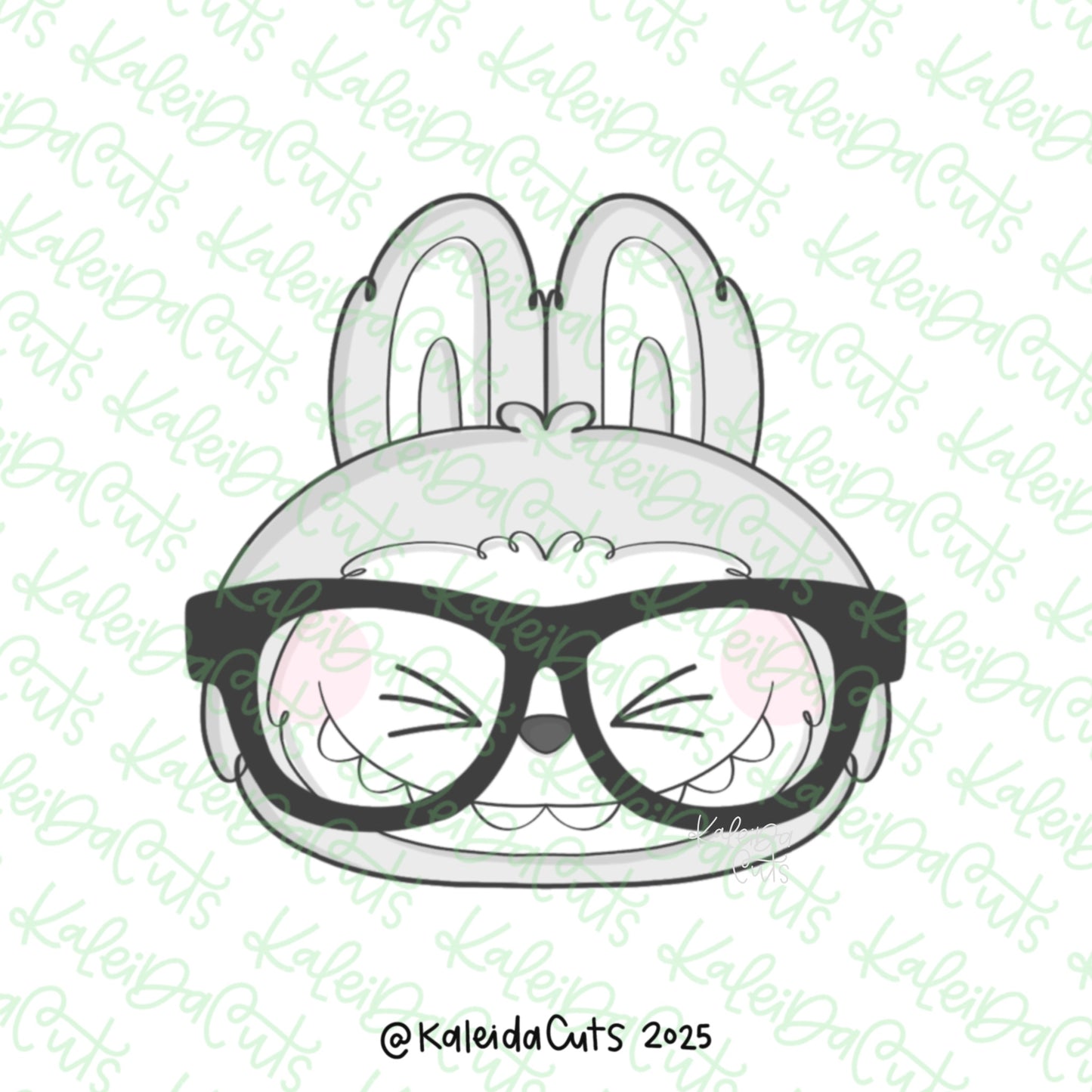 Monster Plush Nerdy Face Cookie Cutter