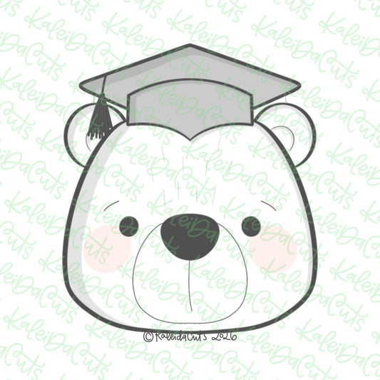 Grad Bear 2026 Cookie Cutter