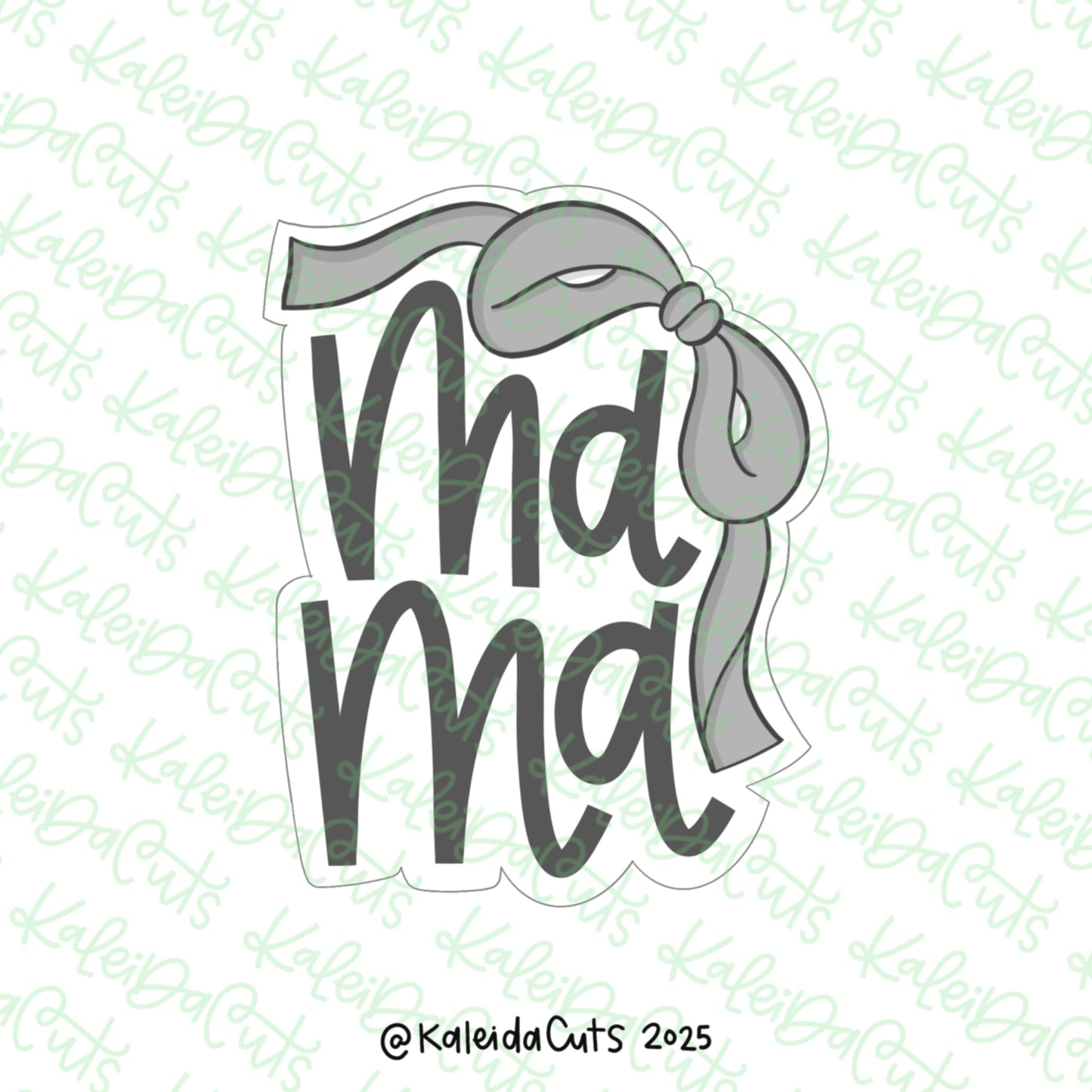 Coquette Mama Cookie Cutter