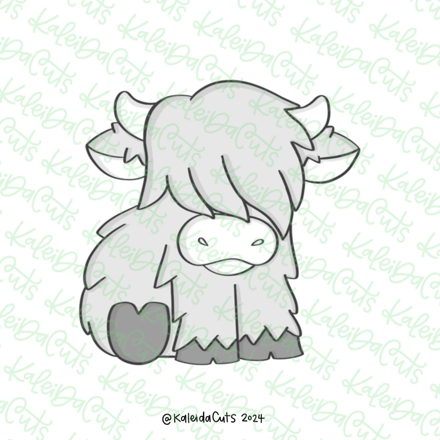 HIghland Cow Cookie Cutter