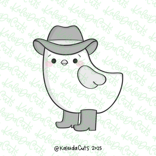 Cowboy Chick Cookie Cutter