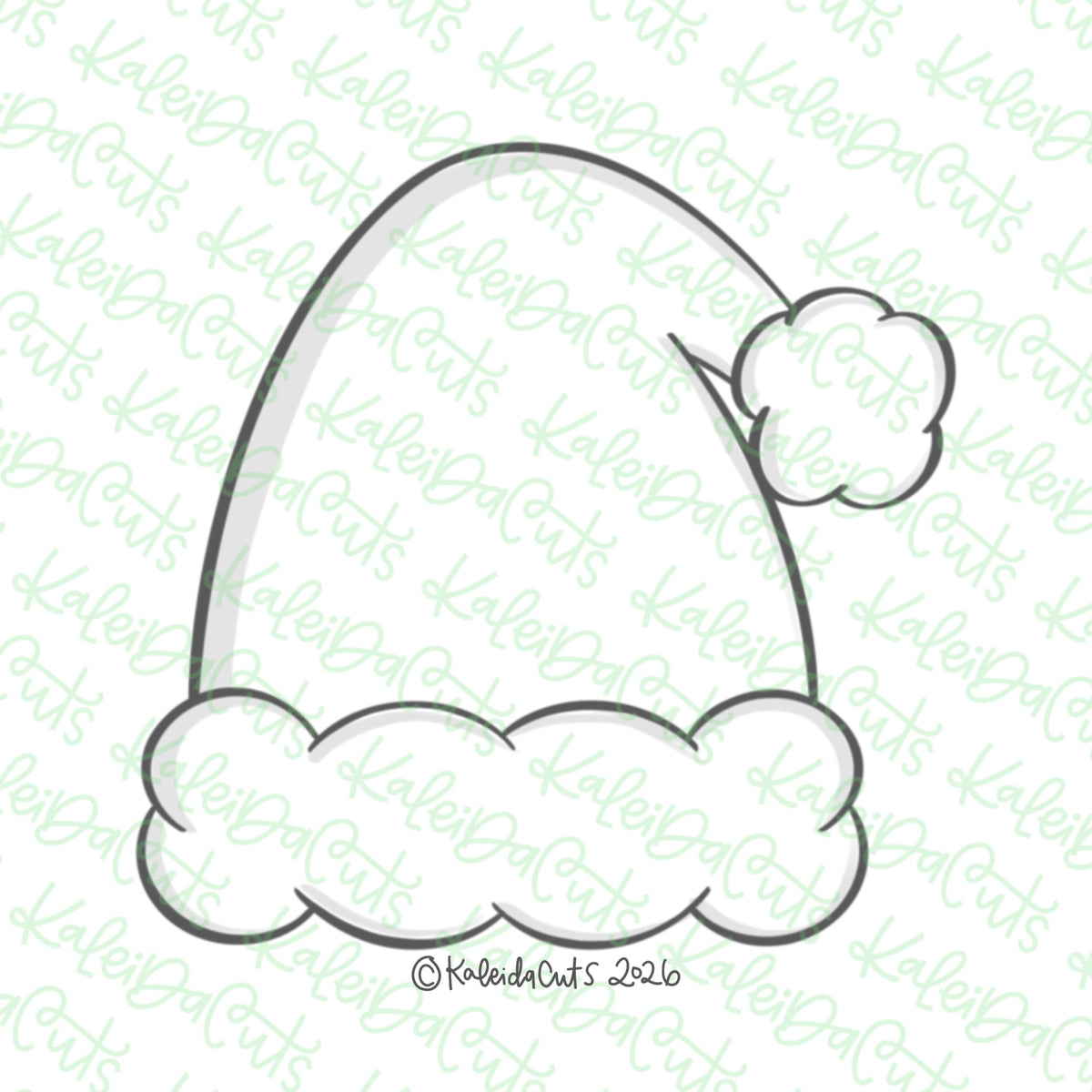 Chunky Santa Hat Cookie Cutter