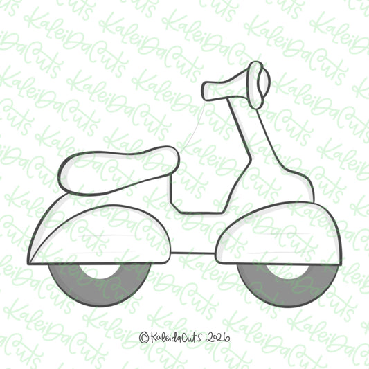 Moped Cookie Cutter