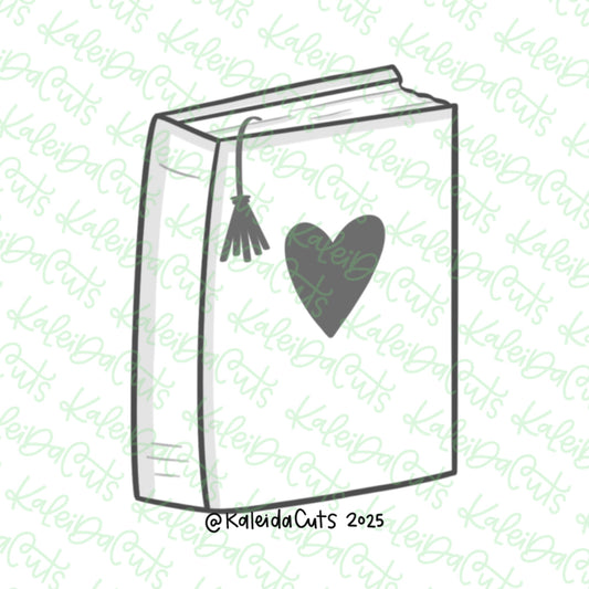 Cozy Book Cookie Cutter