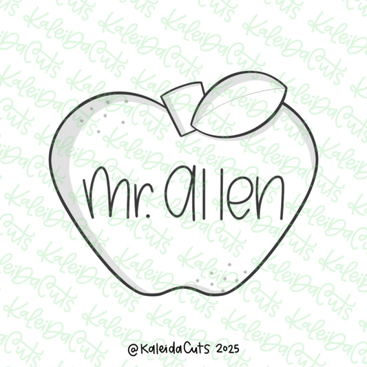 2025 Apple Cookie Cutter