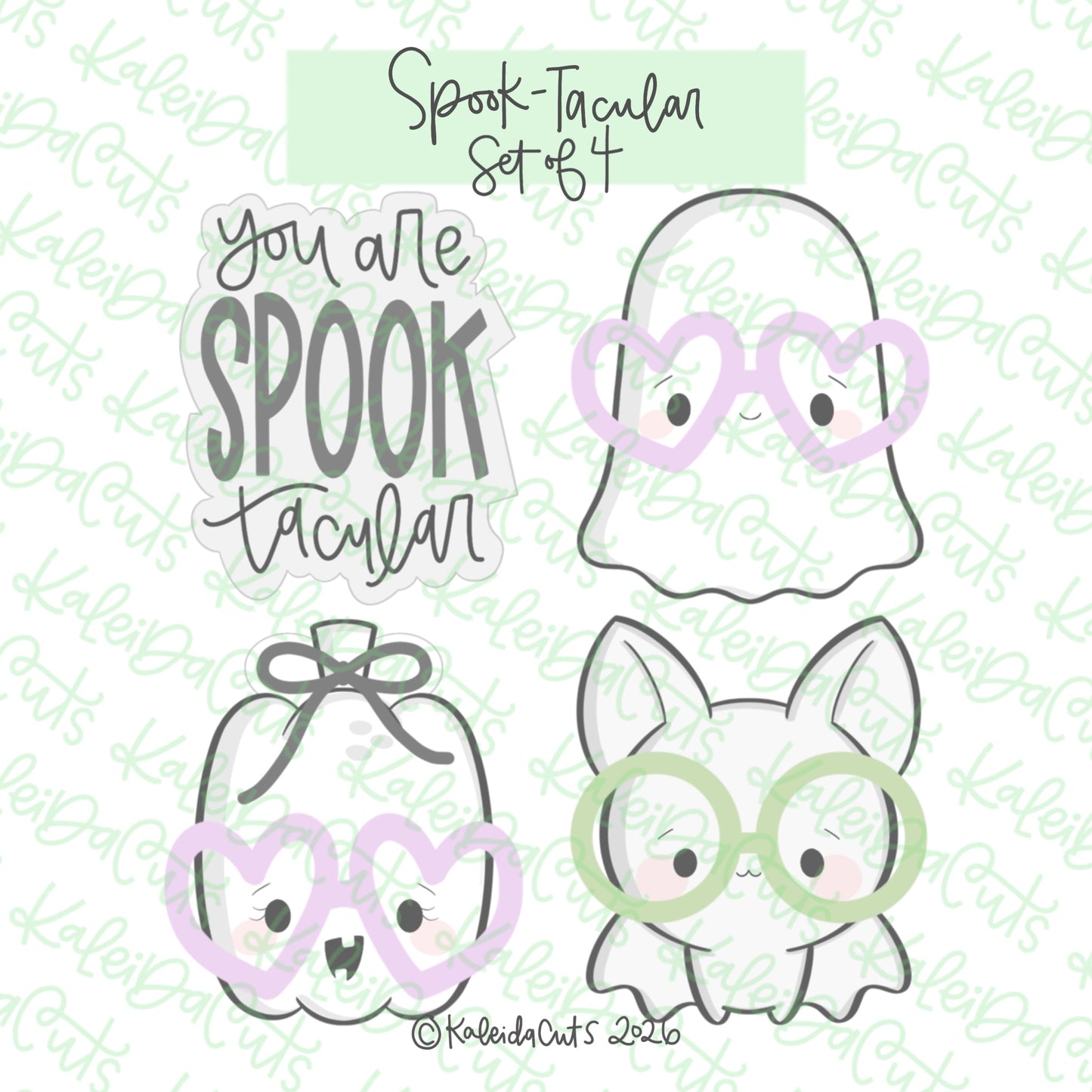 Spook Tacular Cookie Cutter Set of 4
