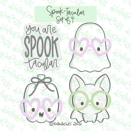 Spook Tacular Cookie Cutter Set of 4