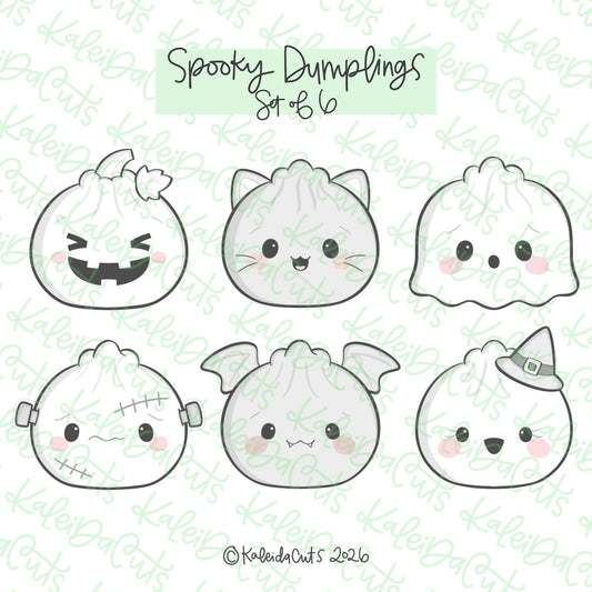 Spooky Dumplings Cookie Cutter Set of 6
