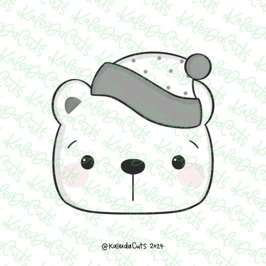 Chunky Bear Face Cookie Cutter