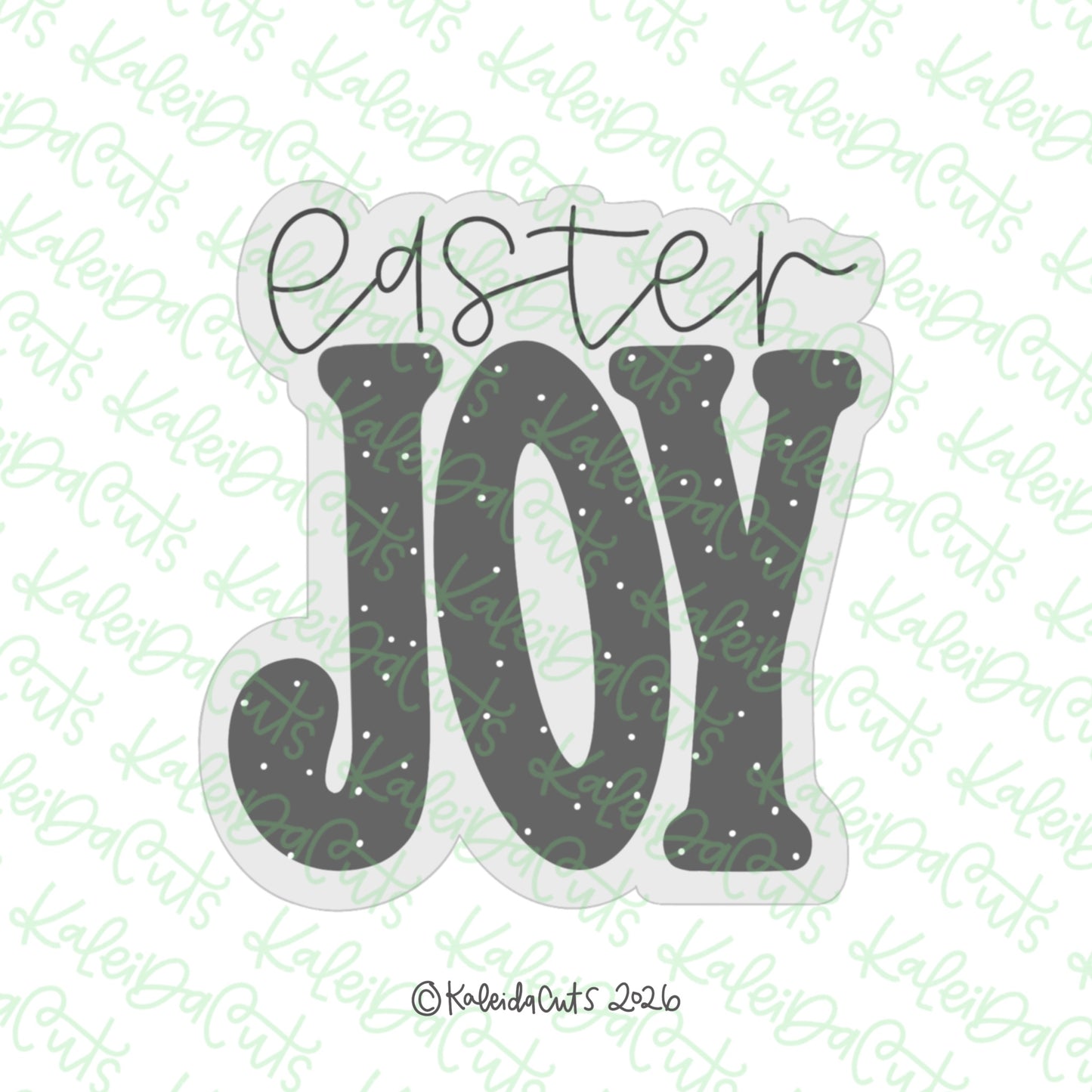 Easter Joy Cookie Cutter