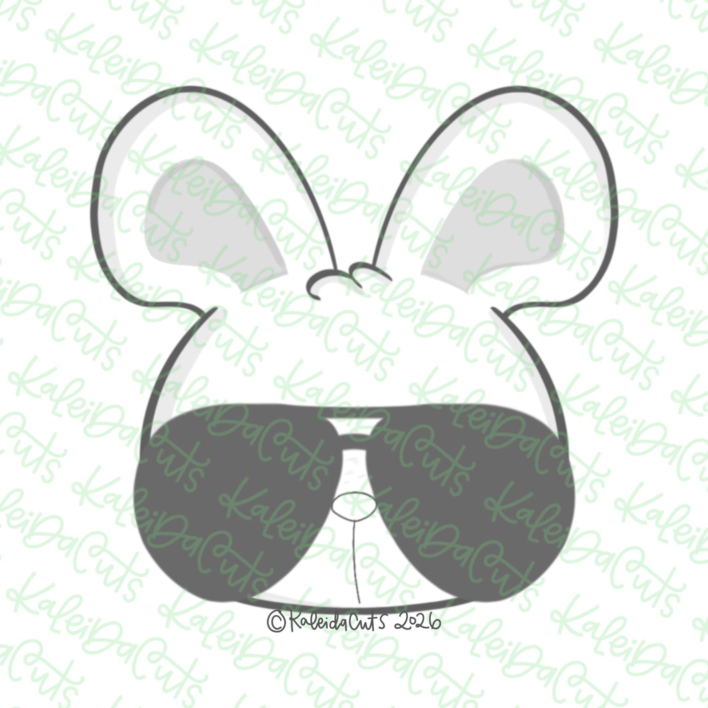 2026 Hip Hop Boy Bunny Cookie Cutter