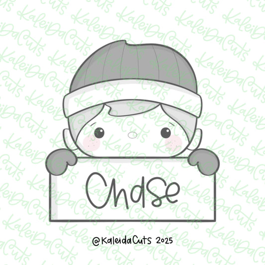 2025 Elf Boy Plaque Cookie Cutter