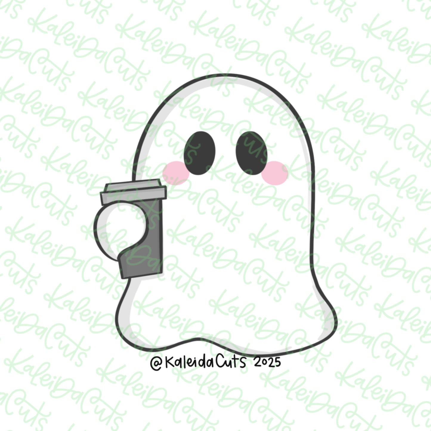 Caffeinated Ghost Cookie Cutter