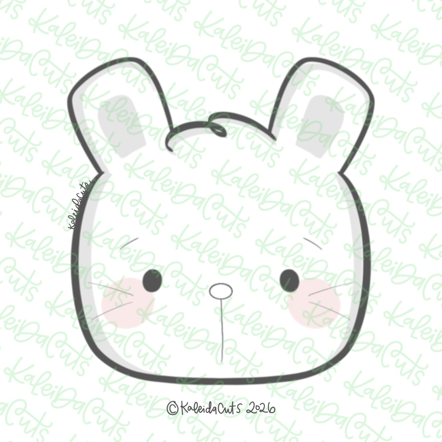2026 Spring Bunny Cookie Cutter