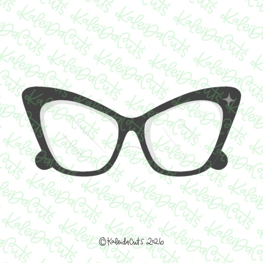 50s Glasses Cookie Cutter
