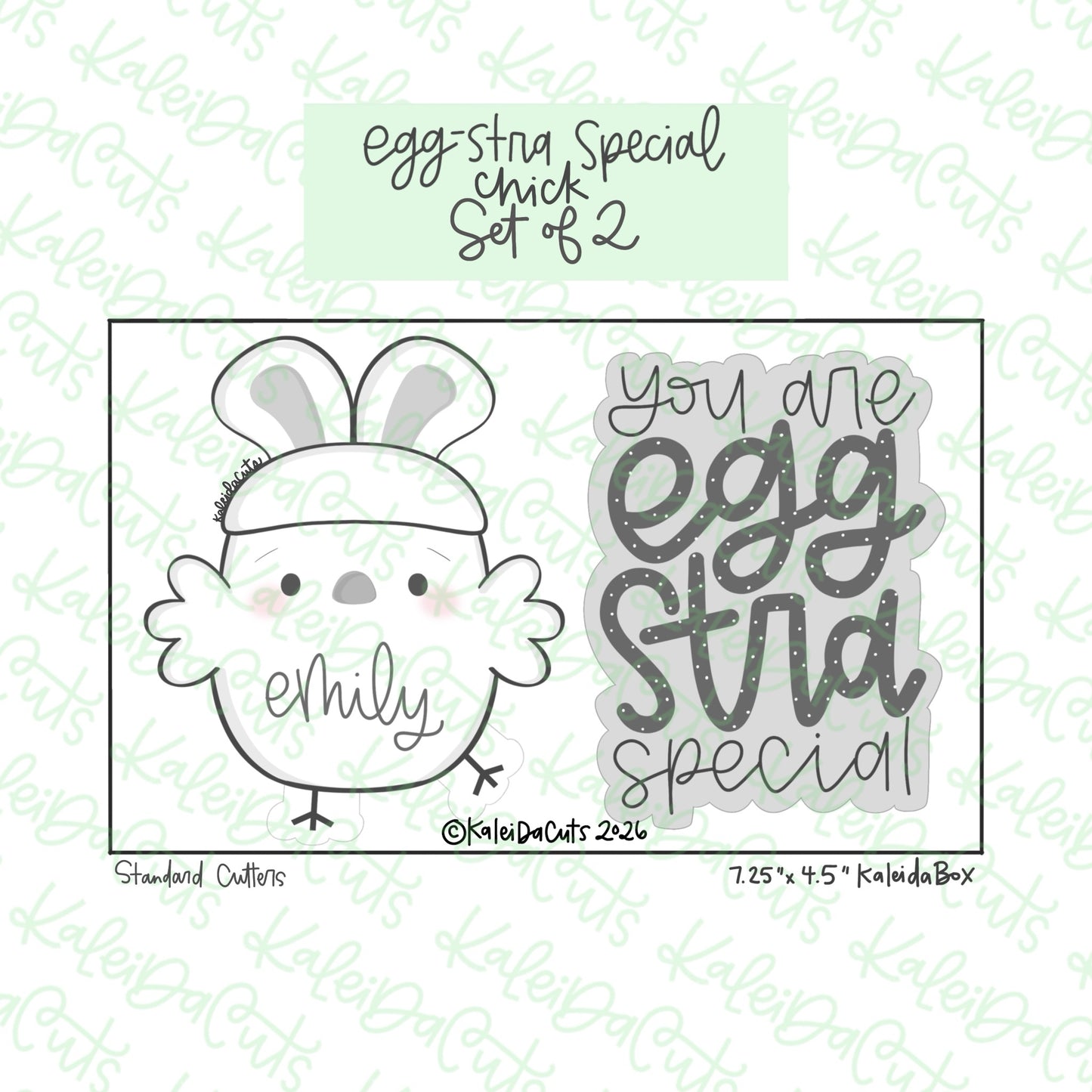 You are Egg Stra Special Cookie Cutters Set of 2