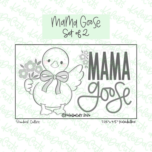 Mama Goose Cookie Cutters Set of 2