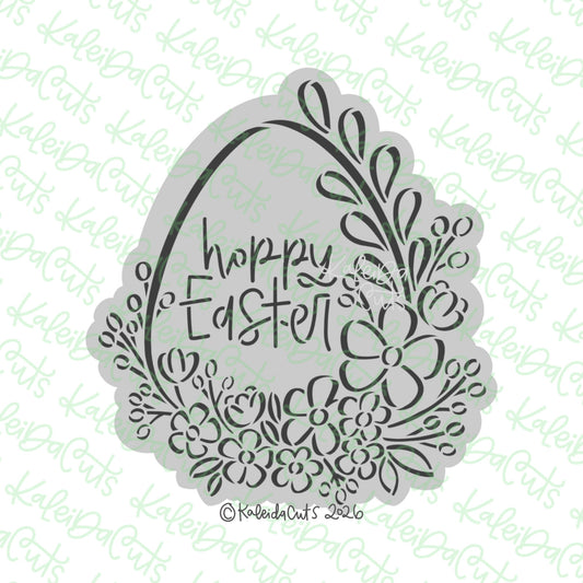PYO Floral Easter Egg Cookie Cutter