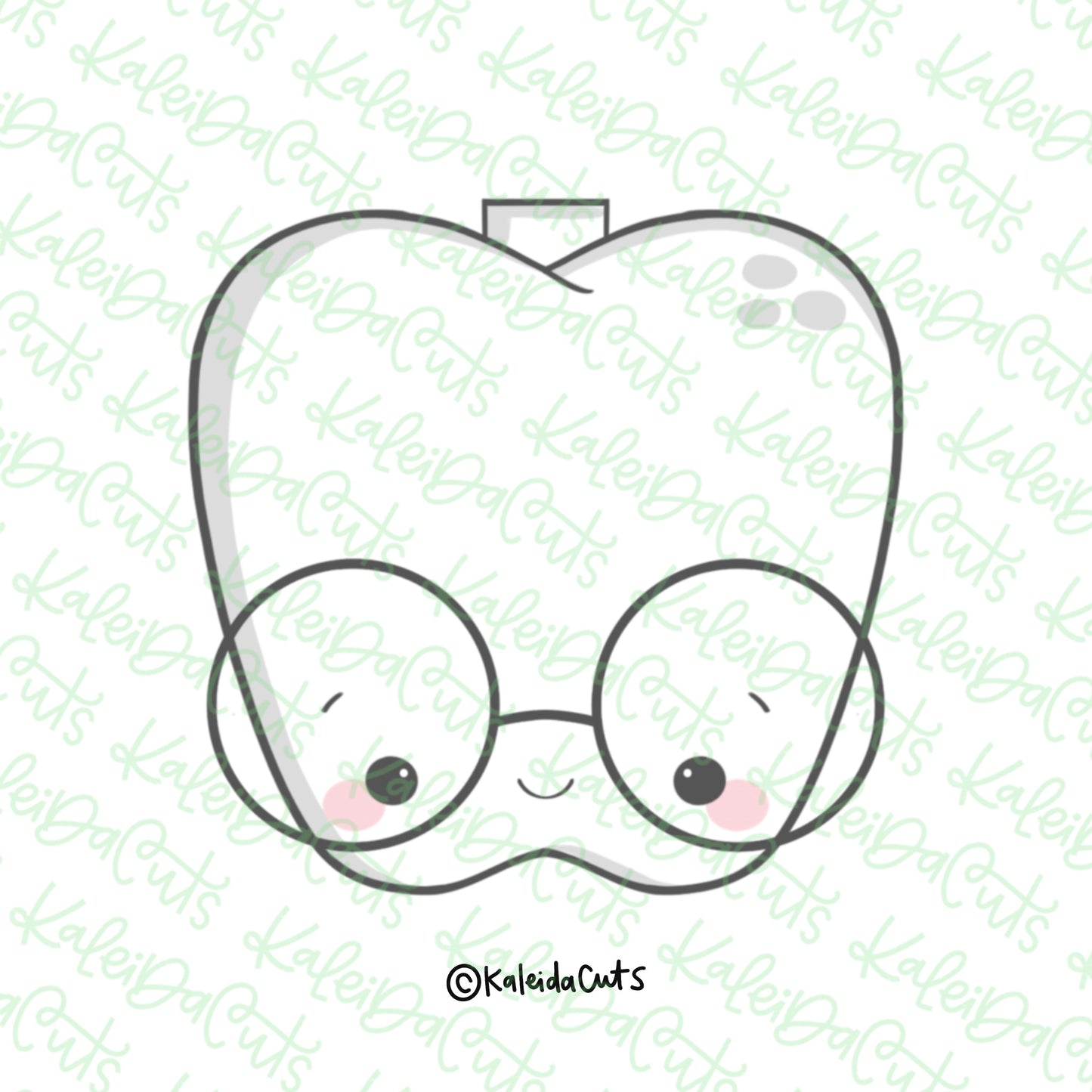 Nerdy Supply Apple Cookie Cutter