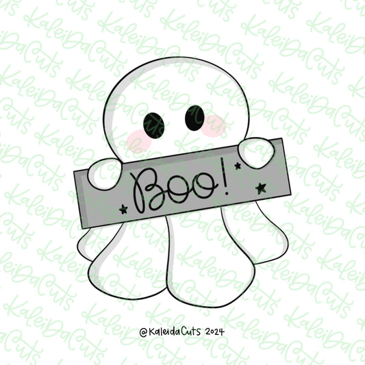 Ghost Plaque 2024 Cookie Cutter