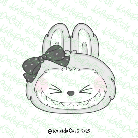 Monster PLush Face Bow Cookie Cutter