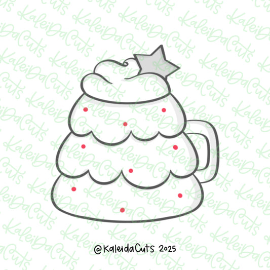 Christmas Star Tree Mug Cookie Cutter