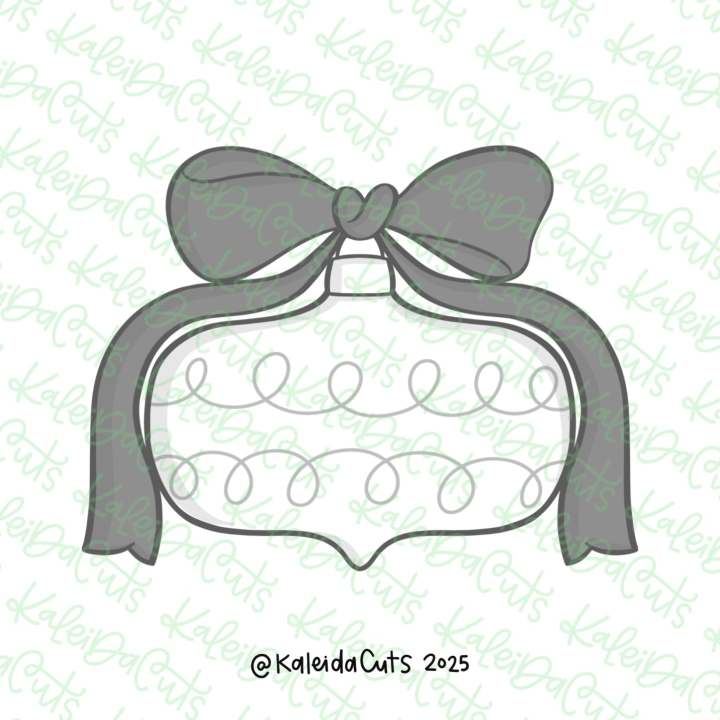 Coquette Ornament 1 Cookie Cutter