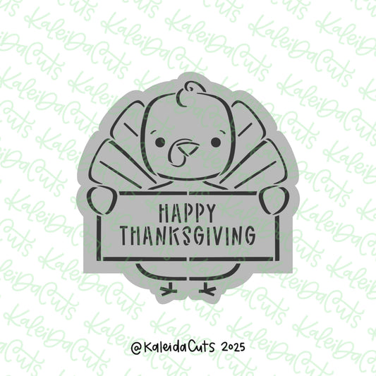 PYO Turkey Plaque Cookie Cutter