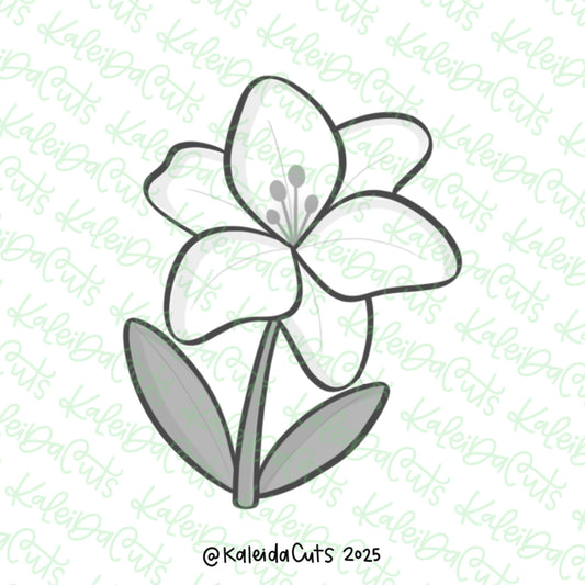 Peace Lily Cookie Cutter