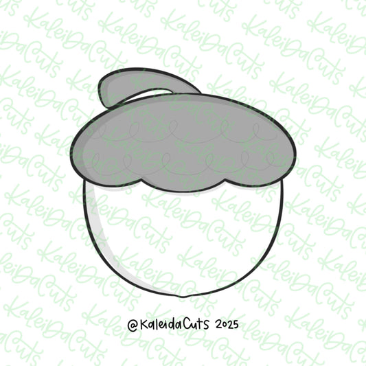 Simple Acorn Cookie Cutter