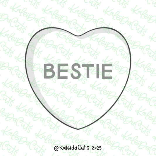 Simple Conversation Heart Cookie Cutter