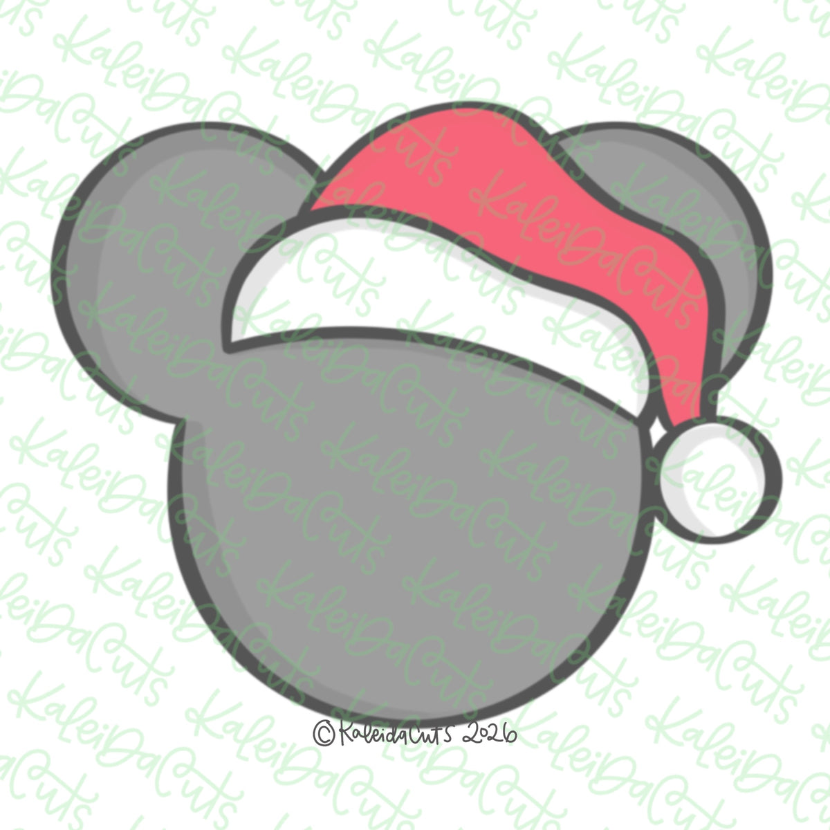 Mousemas Santa Cookie Cutter