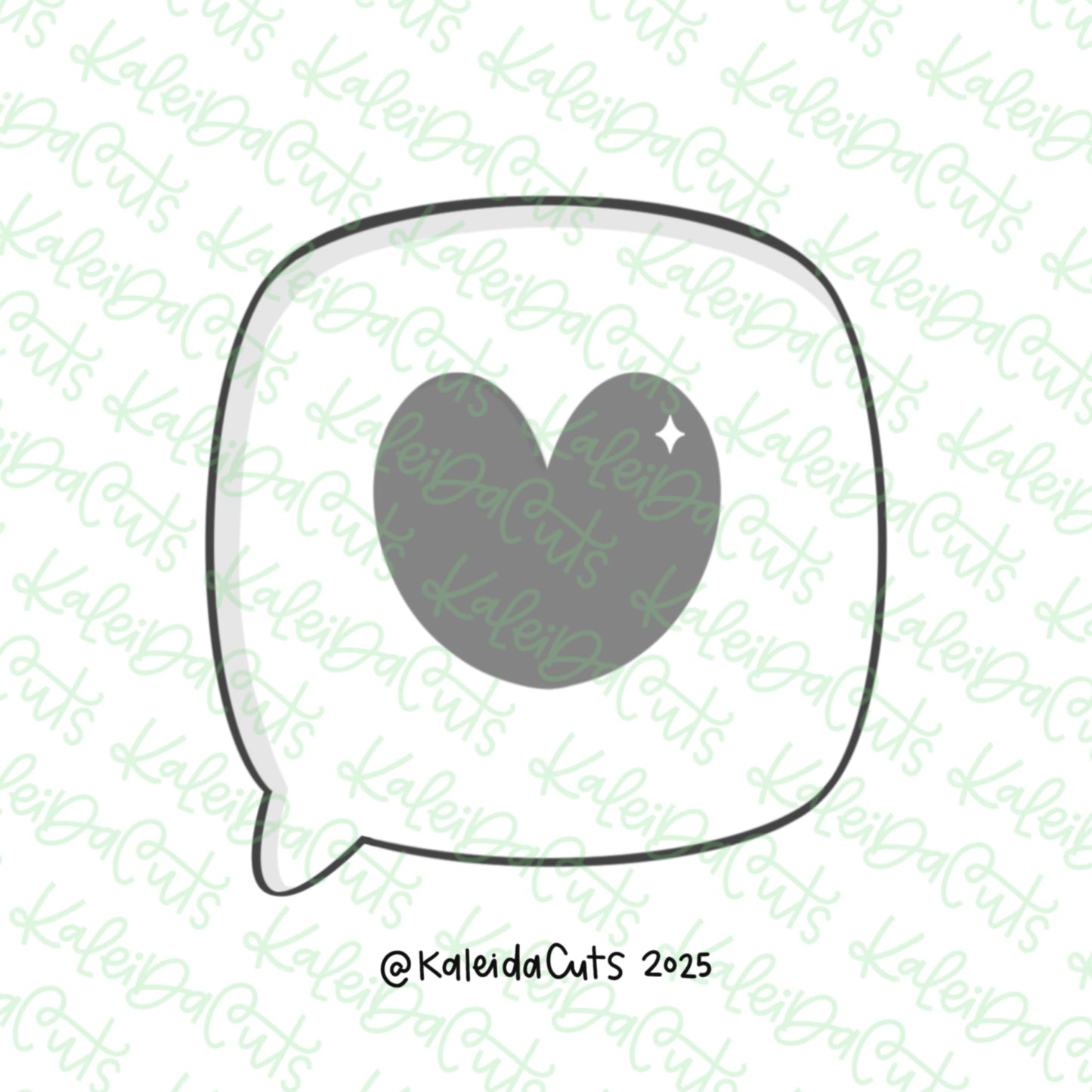 Notification Bubble Cookie Cutter