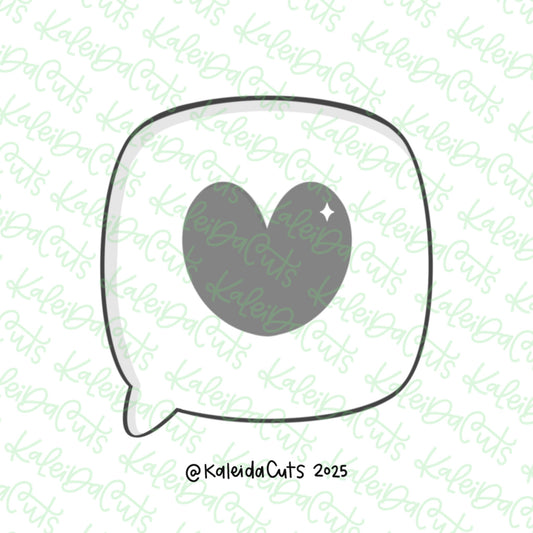 Notification Bubble Cookie Cutter