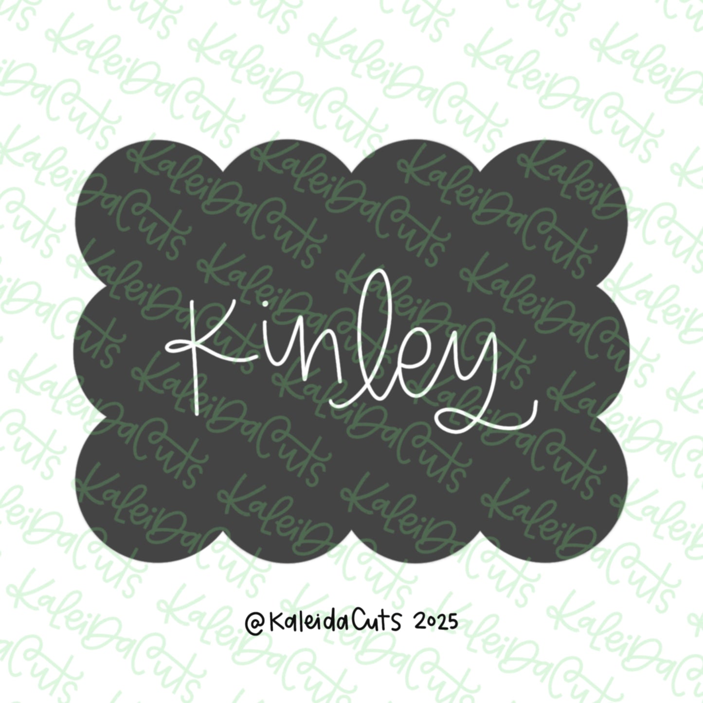 Kinley Plaque Cookie Cutter