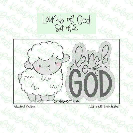 Lamb of God Cookie Cutters Set of 2