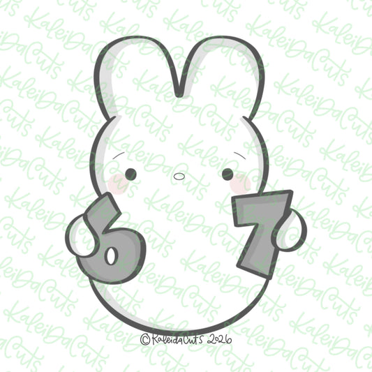 Six Seven Marshmallow Bunny Cookie Cutter