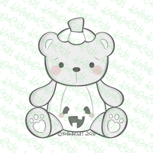Teddy Bear Pumpkin Cookie Cutter