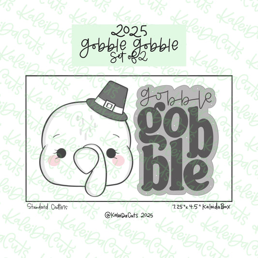 2025 Gobble Gobble Cookie Cutter Set of 2