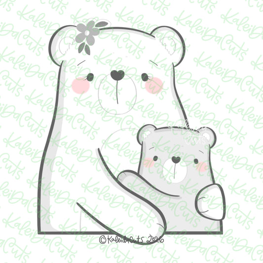 Mama Bear Hugs Cookie Cutter