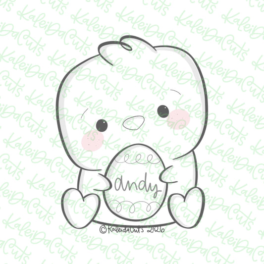 2026 Sitting Chick Cookie Cutter