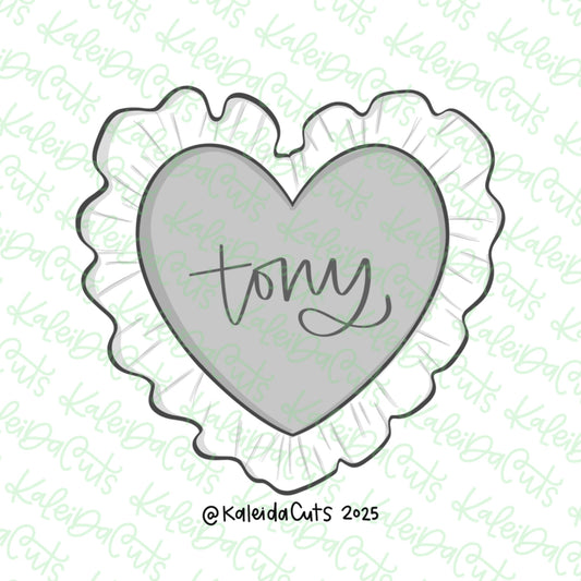 Ruffle Heart Cookie Cutter