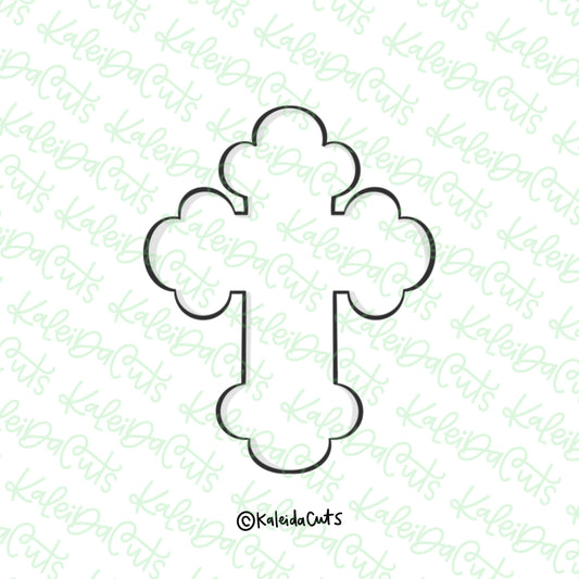 Ornate Cross 2 Cookie Cutter