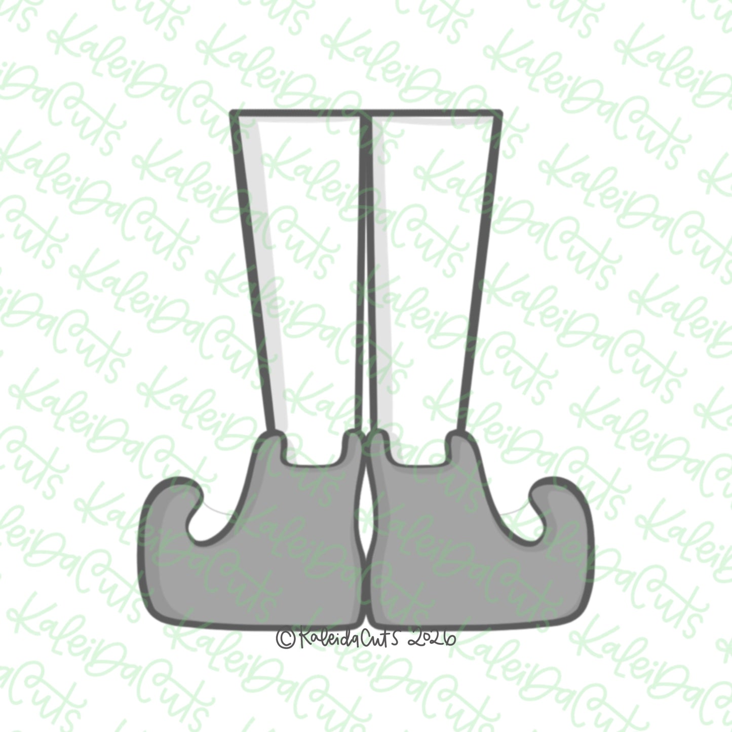Tall Elf Legs Cookie Cutter