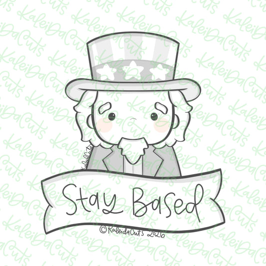 Uncle Sam Banner Cookie Cutter
