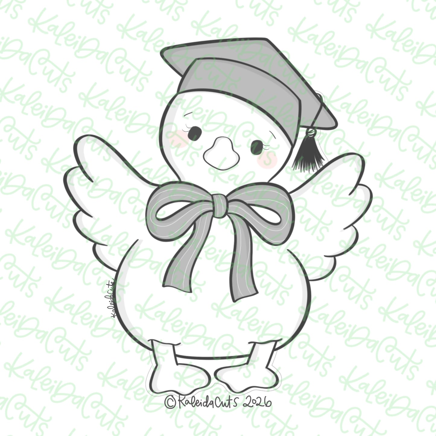 Grad Goose Cookie Cutter