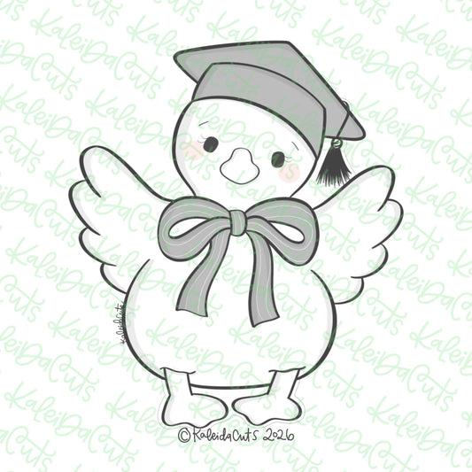 Grad Goose Cookie Cutter